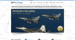 Desktop Screenshot of eftplatingservices.com